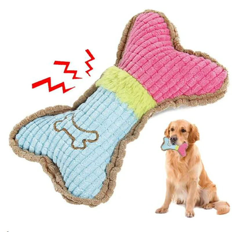 Dog Squeaky Toys, Plush Dogs Chew Toy - Pookyy