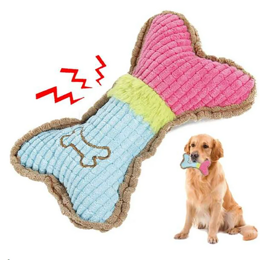 Dog Squeaky Toys, Plush Dogs Chew Toy - Pookyy